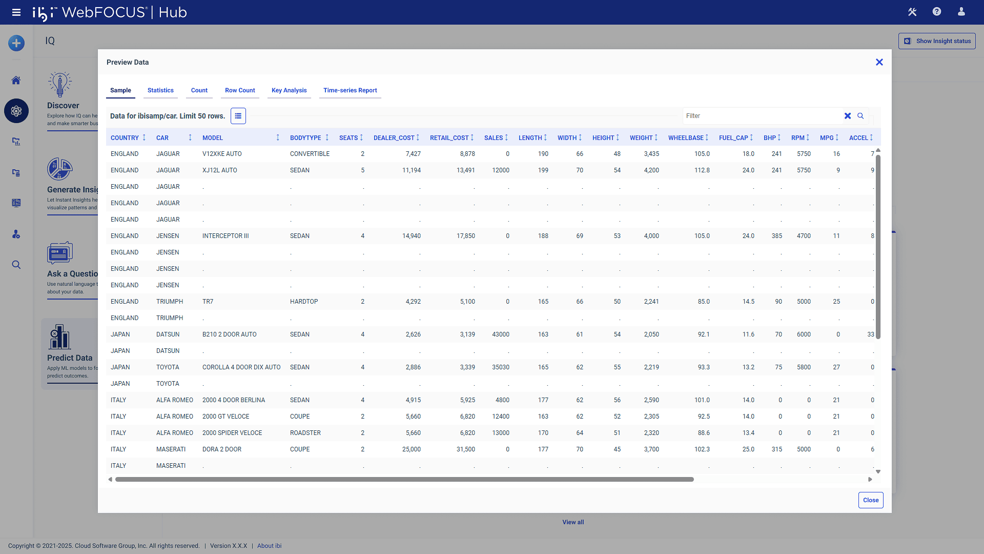 Preview Data - Sample